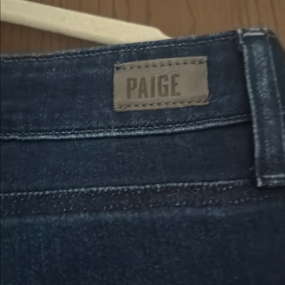 PAIGE Blue Ankle Cropped Jeans “Cindy” Anthropologie Exclusive - Picture 4 of 10